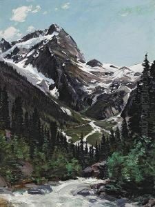 Mountain Streams Converging by Henry Joseph Breuer