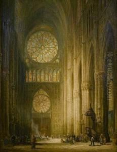 Interieur De La Cathedrale De Reims