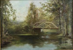 Hudson River Scene by Anna Richards Brewster
