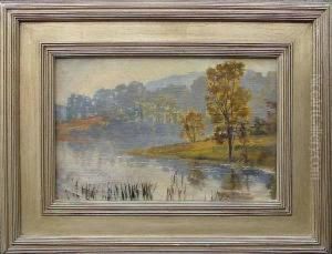 Scene With Trees by Anna Richards Brewster