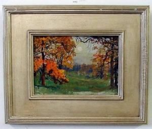 Trees In Fall by Anna Richards Brewster