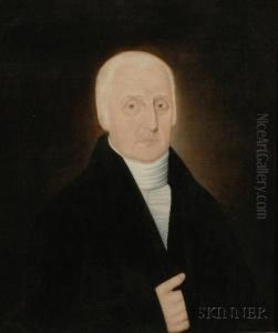 Portrait Of Dr. Joseph Osgood Of Andover And Salem by John Brewster Jr.