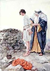 Is Isaac to die by Charles Edmund Brock