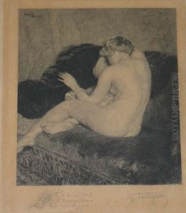 Nu Sur Un Sofa Nu Sur Un Sofa