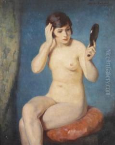 Femme Au Miroir by Francois Xavier Bricard