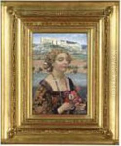Petrarch's Laura At Avignon by Eleanor Fortescue Brickdale