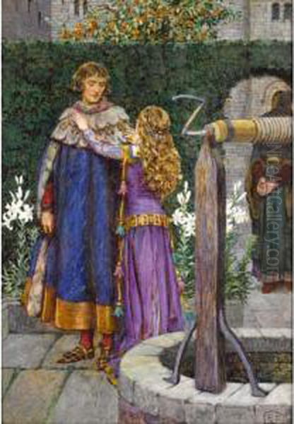 Lancelot And Elaine - "but To Be
 With You Still And See Your Face, To Serve You And To Follow You Thr'o 
The World" - view 1