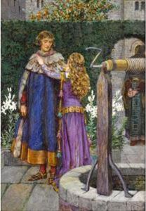 Lancelot And Elaine - "but To Be
 With You Still And See Your Face, To Serve You And To Follow You Thr'o 
The World" by Eleanor Fortescue Brickdale