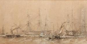 Preliminary Study Of The Royal Review by Sir Oswald Walter Brierly