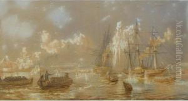 Captain Sir George Broke, C.v., Getting Off - view 1