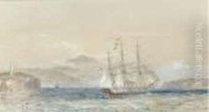 H.m.s. Galatea Off The Coast Of New South Wales by Sir Oswald Walter Brierly