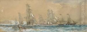 The Royal Yacht Victoria And Albert by Sir Oswald Walter Brierly