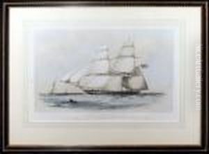 H.m. Brig Pilot by Sir Oswald Walter Brierly