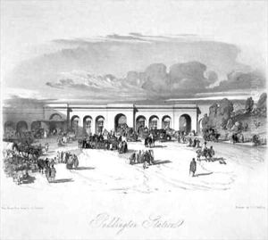 Paddington Station, London by John Cooke Bourne