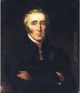 Portrait Of Arthur Wellesley, Duke Of Wellington by Henry Perronet Briggs