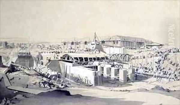 Building the Stationary Engine House, Camden Town - view 1