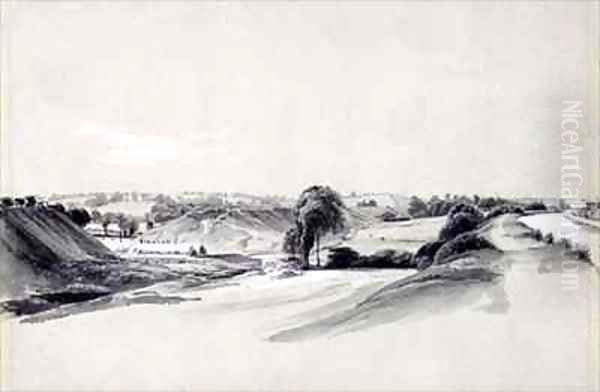 Making and embankment, Bugbrooke - view 1