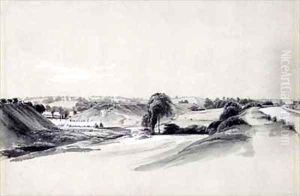 Making and embankment, Bugbrooke by John Cooke Bourne