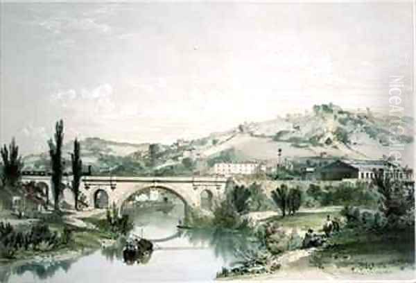 St. James' Bridge and Station, Bath - view 1