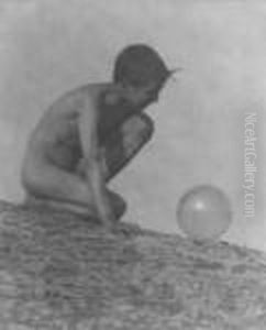 Boy With Bubble by Annie Wardrope Brigman