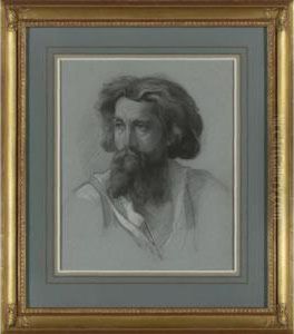 Portait Of A Man by Louis Georges Brillouin