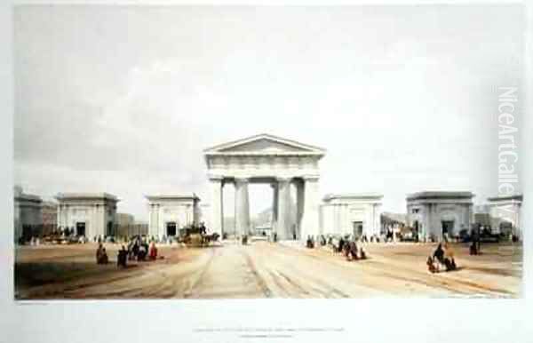 Entrance portico, Euston Grove Station - view 1