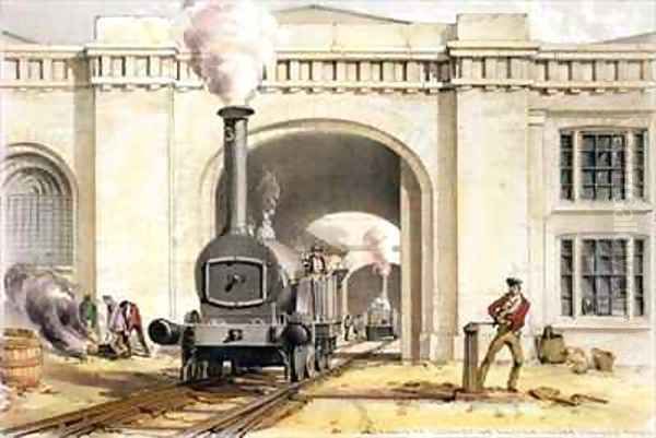 Entrance to Locomotive Engine House, Camden Town - view 1