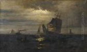 Minot Ledge-boston Harbor by Franklin Briscoe
