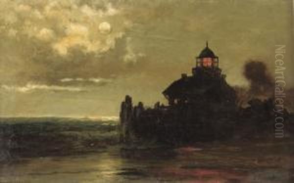 Lighthouse Along The Coast - view 1