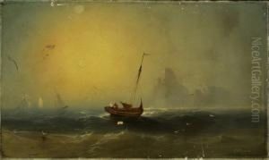 Sunset Along The Coast by Franklin Briscoe