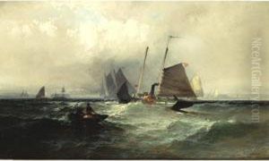 Breezy Weather, New York Bay by Franklin Briscoe