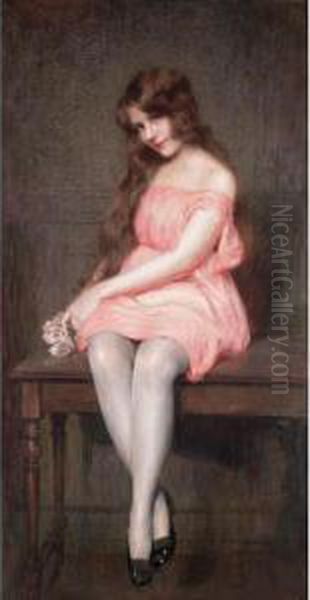 Girl In A Pink Dress - view 1