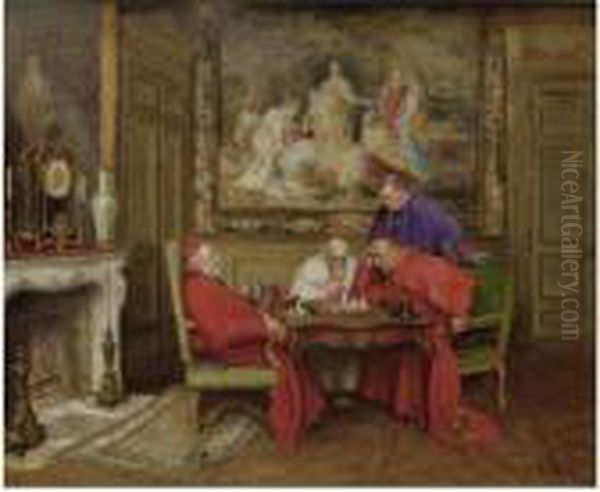 The Chess Players by Henri Brispot
