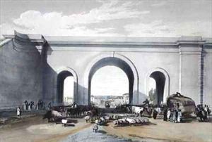 Railway Bridge at Chippenham, Wiltshire by John Cooke Bourne