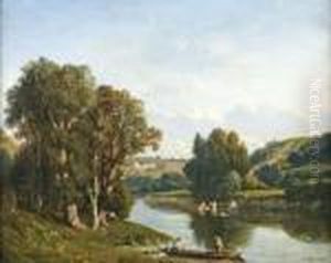 Bord De Riviere by Felix Saturnin Brissot de Warville