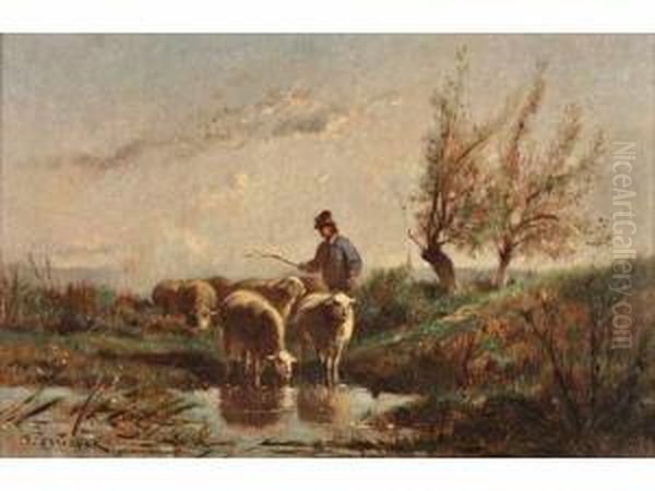 Berger Etmoutons A La Mare - view 1