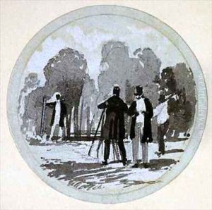 'Levelling', London and Birmingham Railway by John Cooke Bourne
