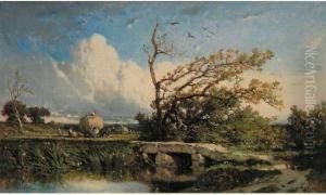 La Rentree Des Foins by Felix Saturnin Brissot de Warville