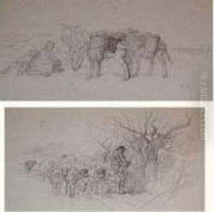 Ensemble De 10 Dessins by Felix Saturnin Brissot de Warville