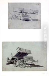 Two examples of contractor's tipping wagons