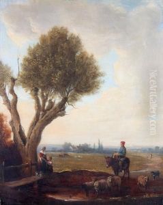 Returning From Market by Edmund Bristow