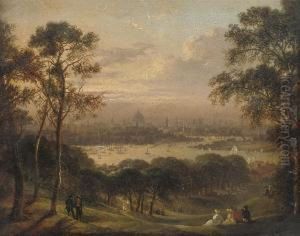 London From Greenwich by Edmund Bristow