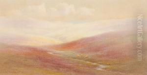 Plyin Valley by Charles Edward Snr Brittan