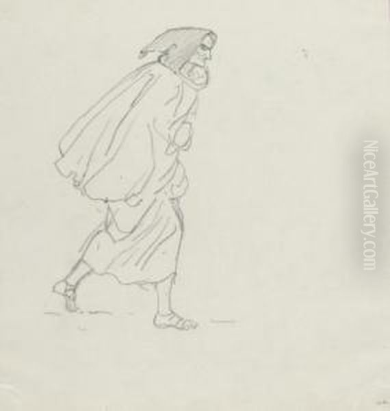 Study Of A Monk - view 1