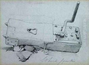 Wheel jack by John Cooke Bourne