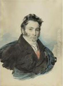 Portrait Of Count Aleksandr Ribeaupierre (1781-1865) by Karl Brulloff
