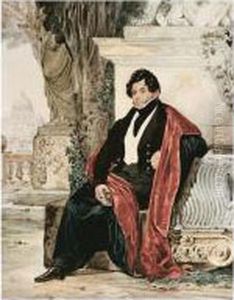 Portrait Of A Gentleman by Karl Brulloff