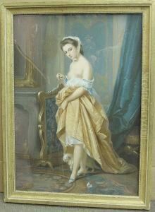 Woman In Her Dressing Room
