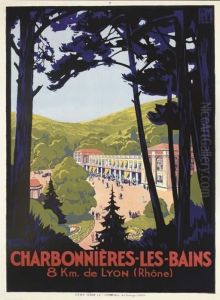 Charbonnieres Les Bains by Roger Broders