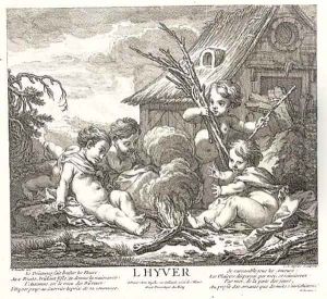 The Four Seasons (Jean-Richard 901-905) by Francois Boucher